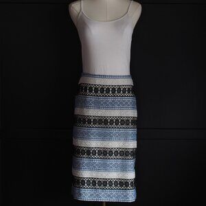 Talbots | Embroidered Lace Skirt